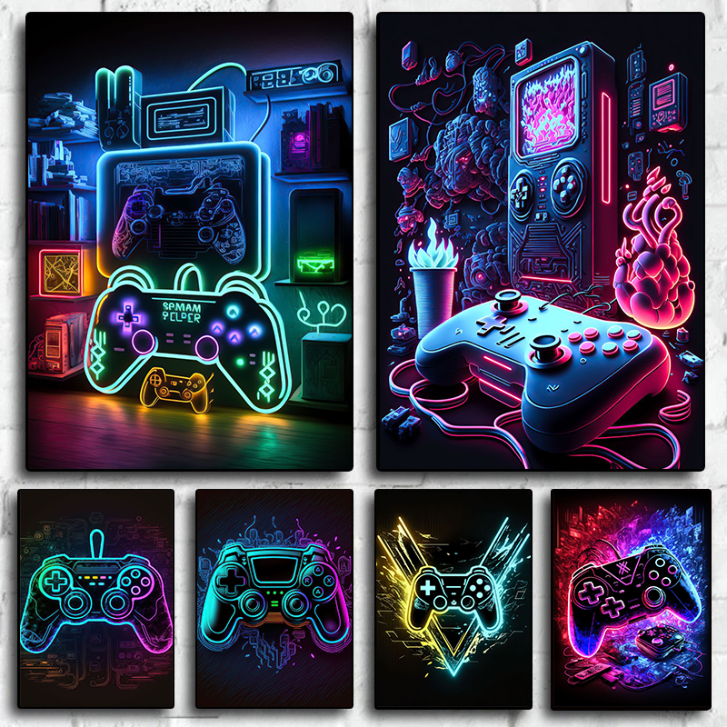 Esports Gaming Poster - Cool Gaming Wall Art Diamond Painting,