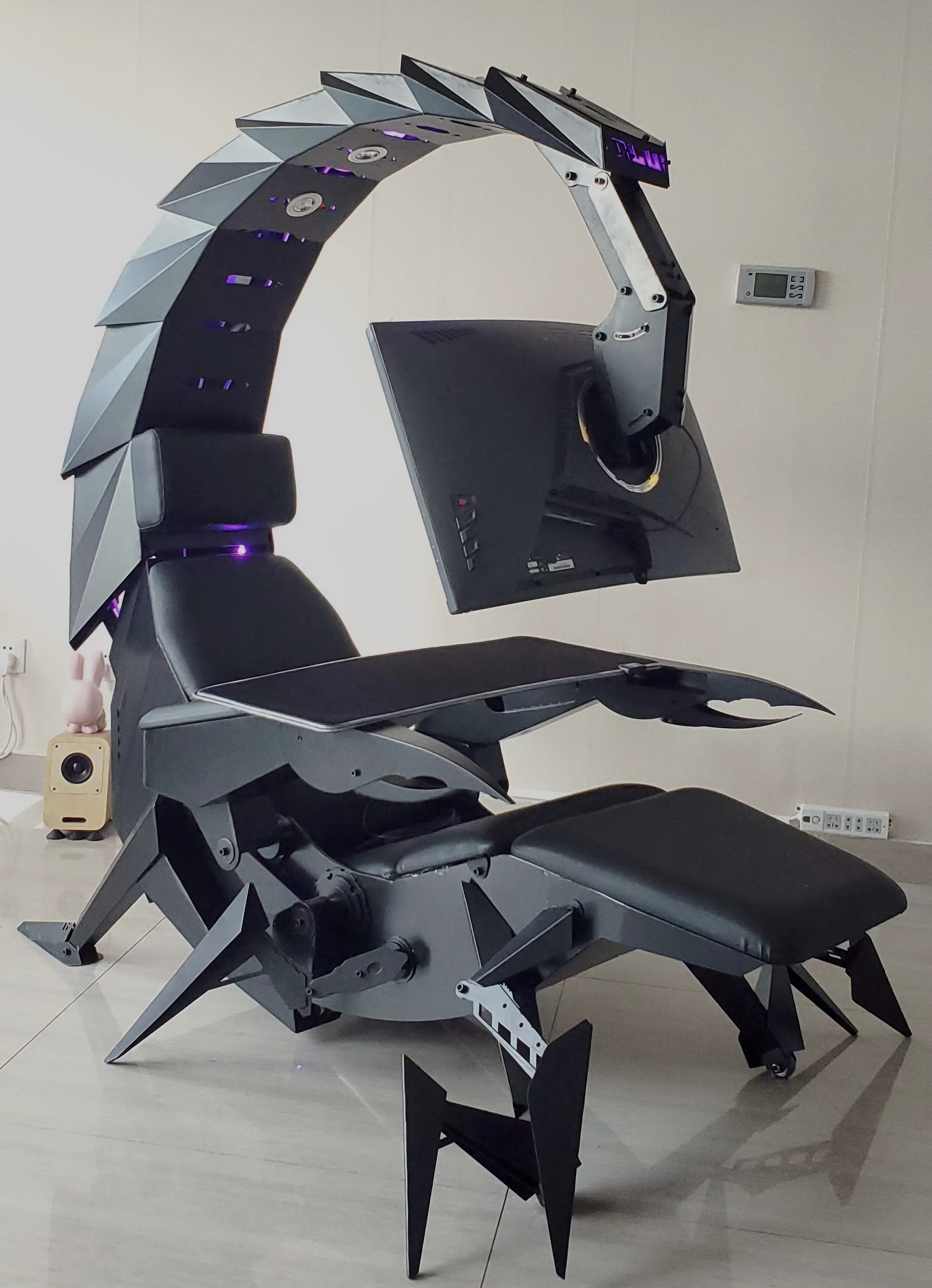 Rgb Gaming Chair - Cluvens Scorpio cockpit, Scorpion e-sports warehouse,