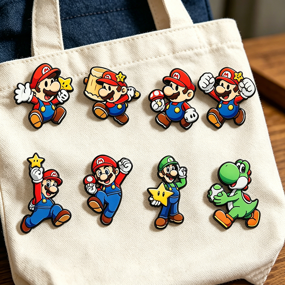 Esports Gaming Jacket - 4/8pcs Cartoon Dinosaur Enamel Pins Set