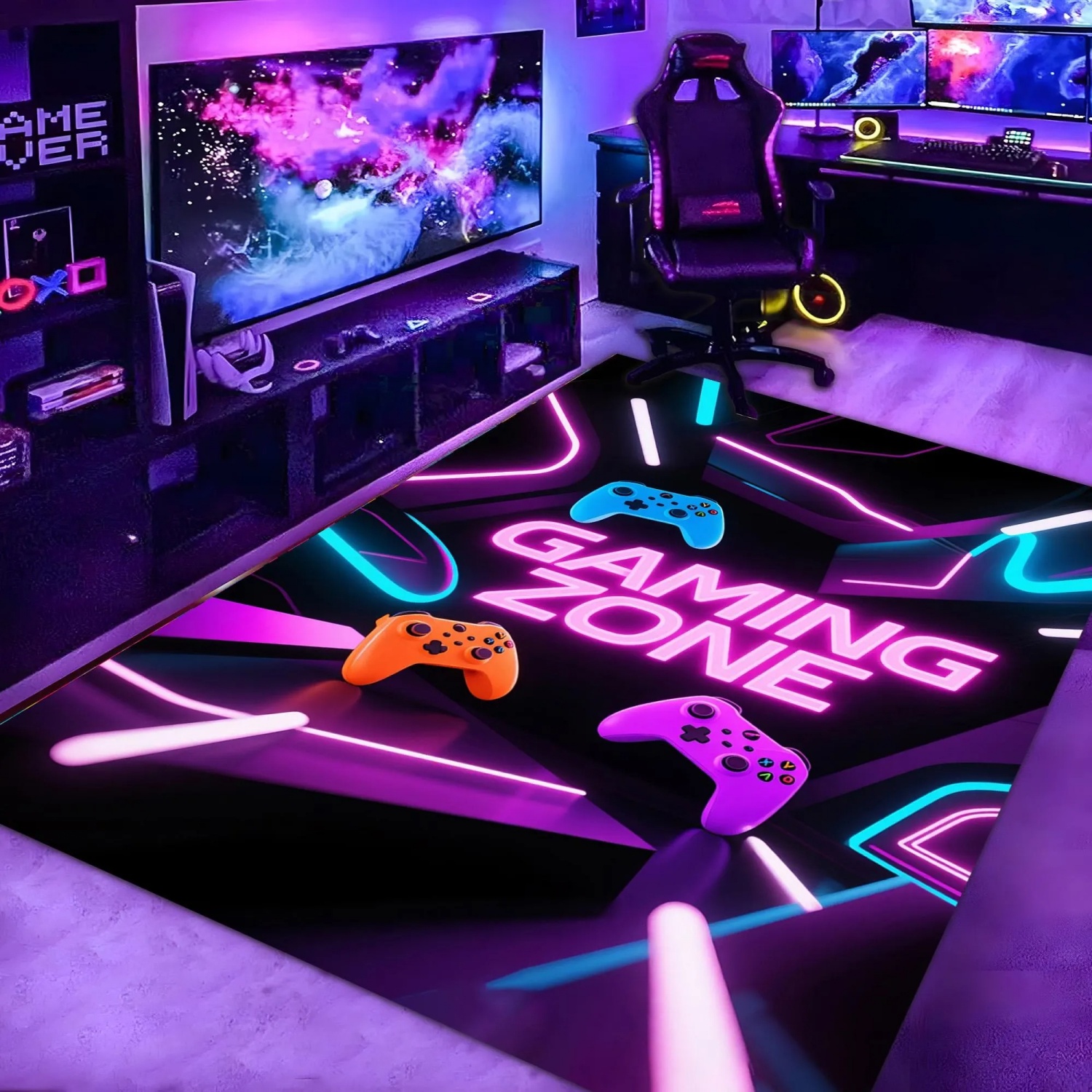 Gaming Room Rug Coolpunk Game  - Esports Gaming Zone ulasan dan harga