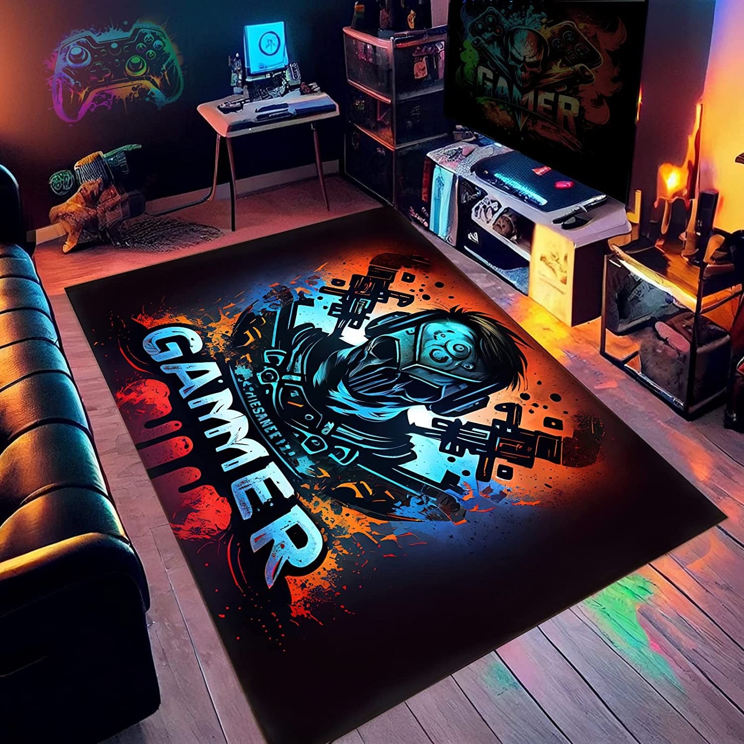 Gaming Room Rug Coolpunk Game  - Esports Gaming Zone ulasan dan harga