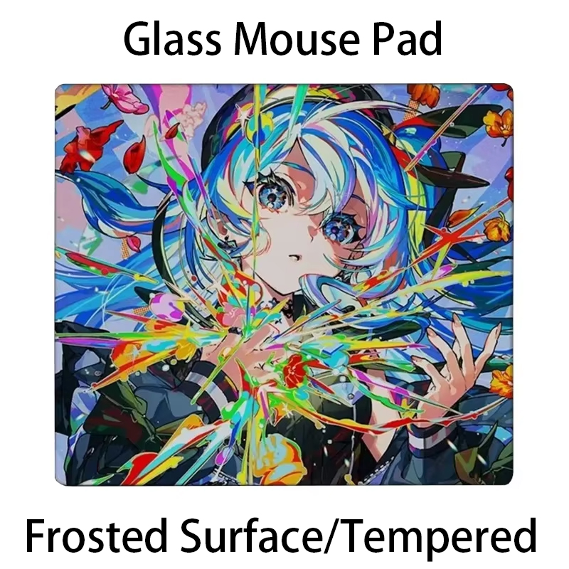 Hear Girl Glass Mousepad Sora  - Esports Gaming Table ulasan dan harga