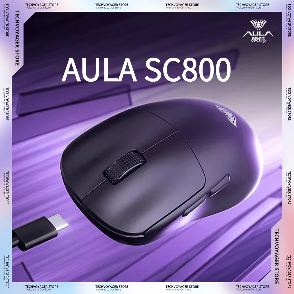AULA SC800 Gaming Mouse Paw339 - Esports Gaming Mice ulasan dan harga