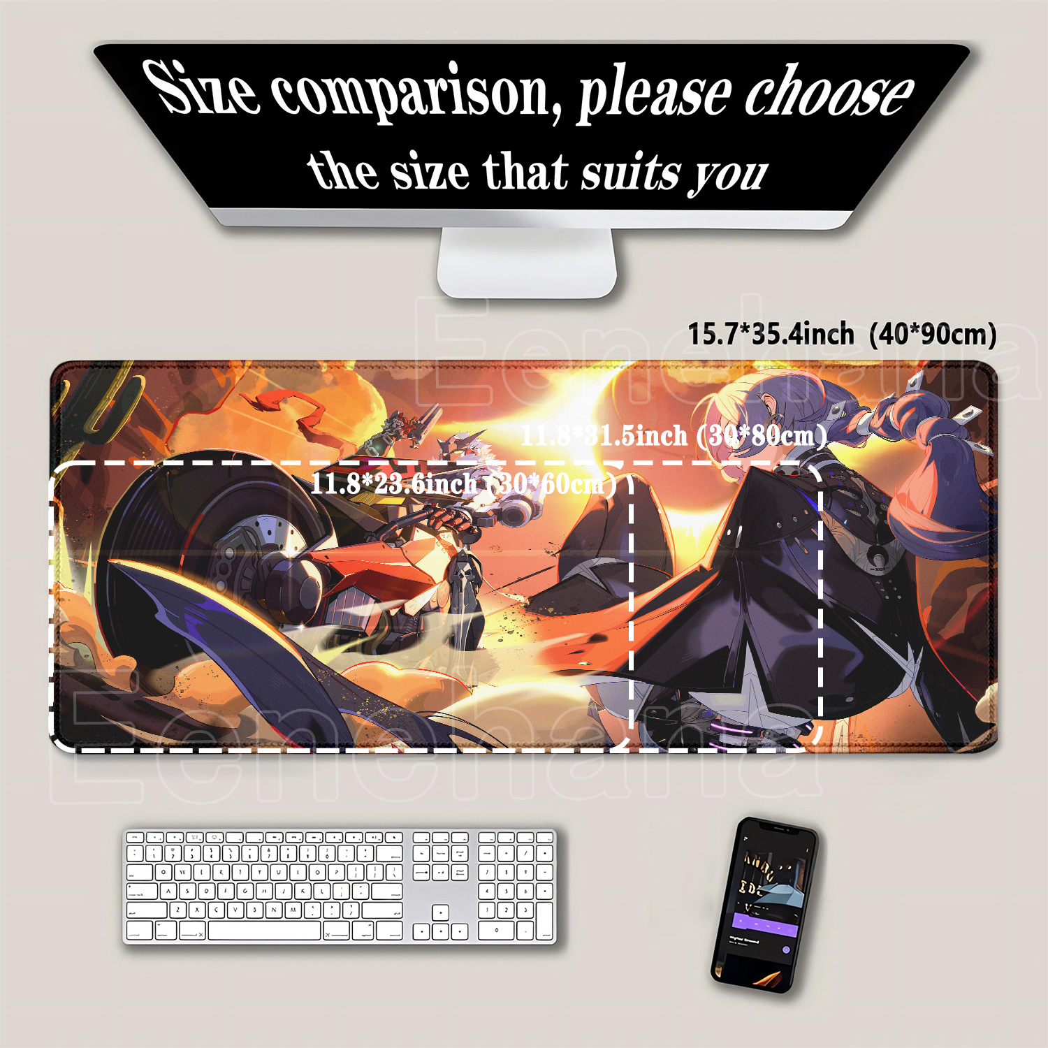Promeia Mouse Pad ZZZ Zenless  - Esports Gaming Zone ulasan dan harga