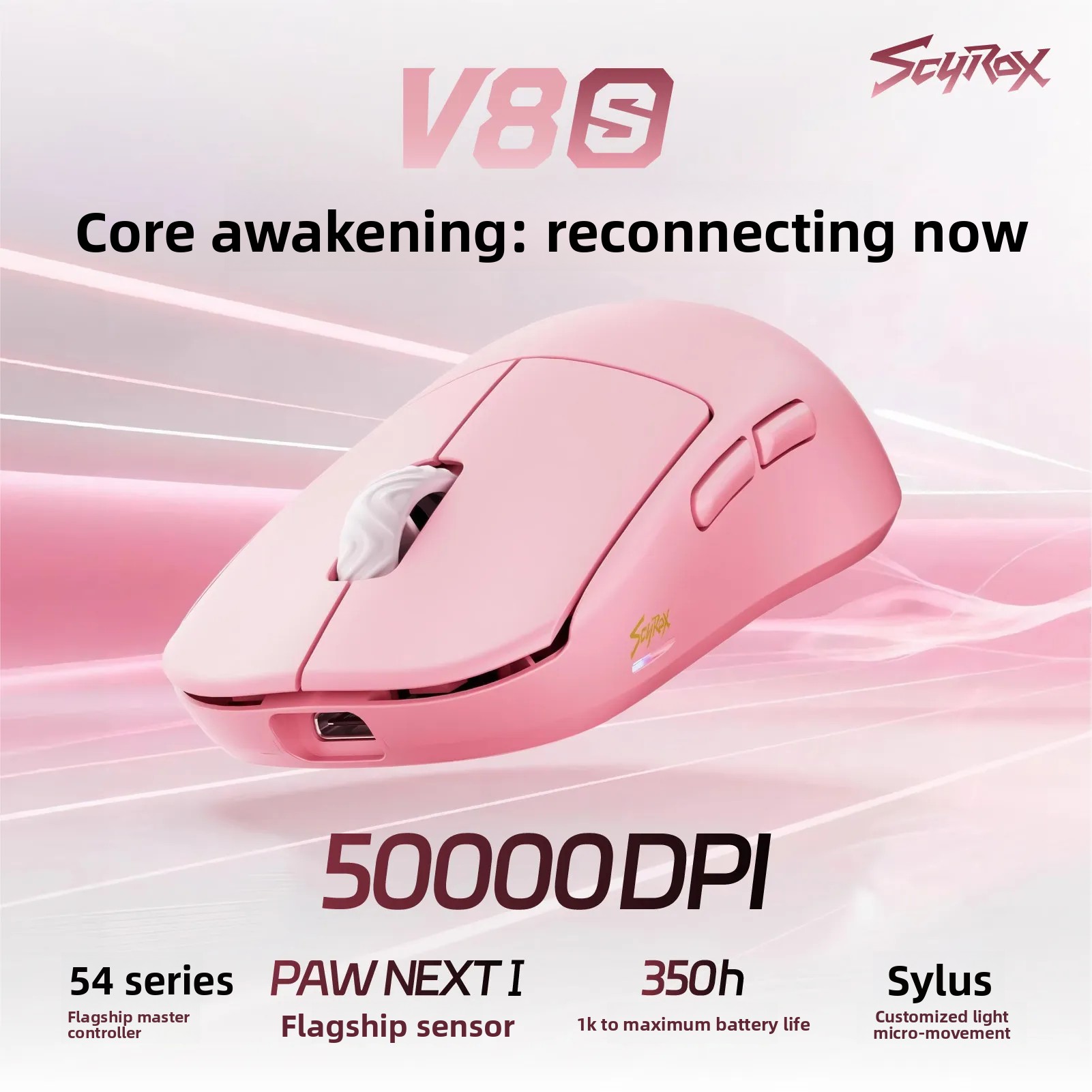 Scyrox V8s V6s Lightweight Wir - Esports Gaming ulasan dan harga