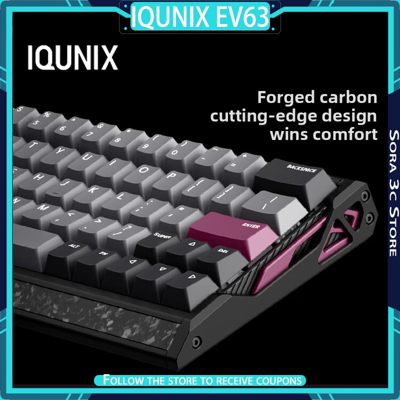 IQUNIX EV63 Magnetic Axis Keyb - Esports Gaming Zone ulasan dan harga