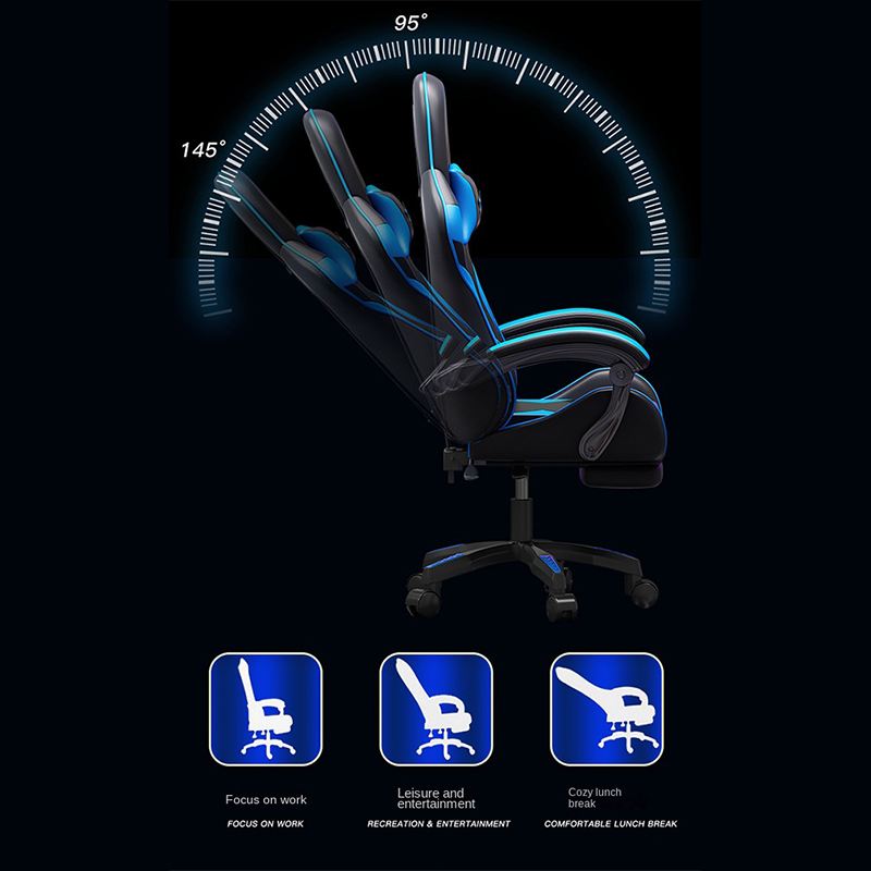 Gaming Chair with PU Leather a - Rgb Gaming Chair ulasan dan harga