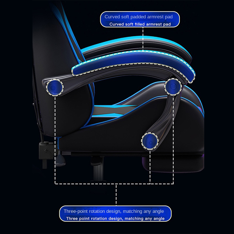 Gaming Chair with PU Leather a - Rgb Gaming Chair ulasan dan harga