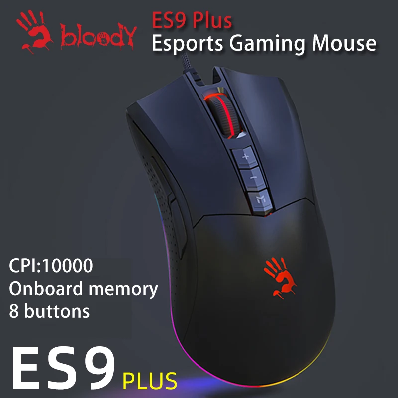 ES9 Plus Esports Gaming Mouse, - Esports Gaming Zone ulasan dan harga