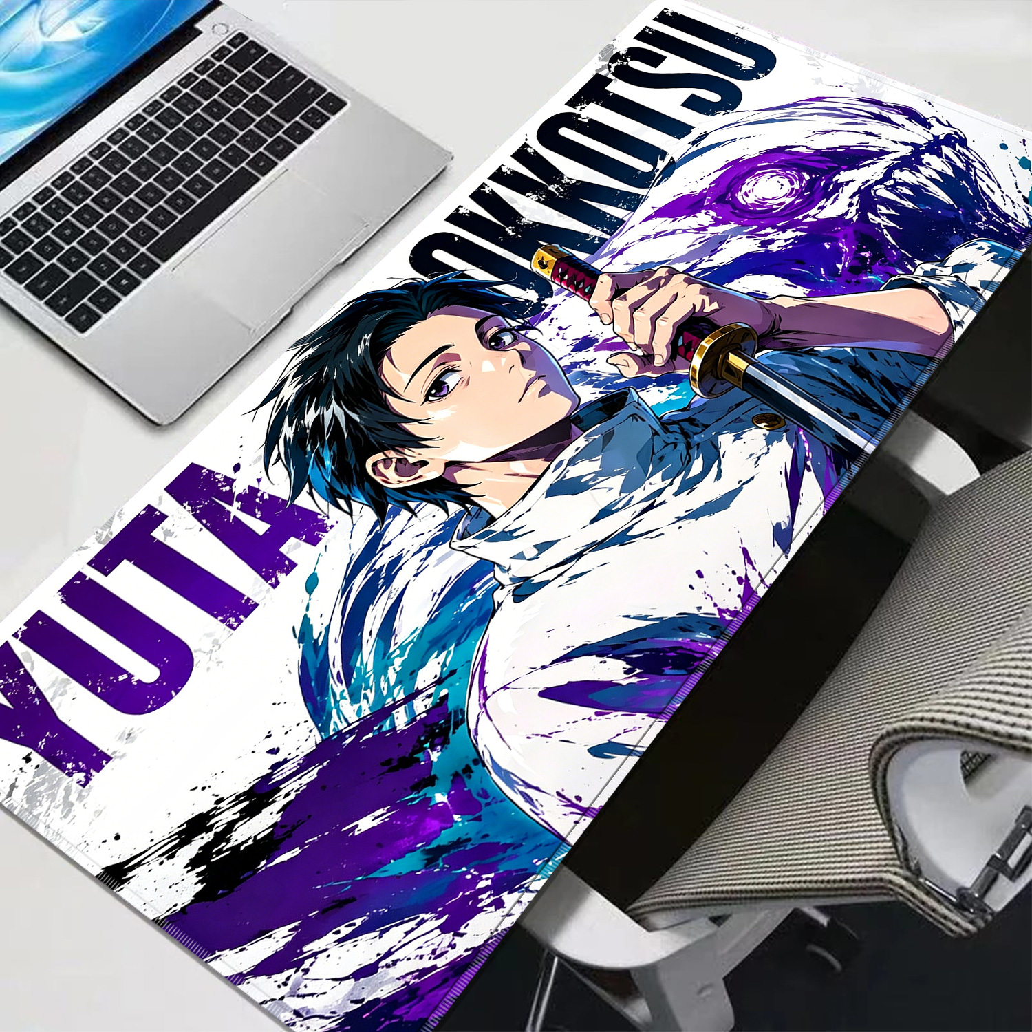 HD Anime Purple Mouse Pads Yut - Esports Gaming Mice ulasan dan harga