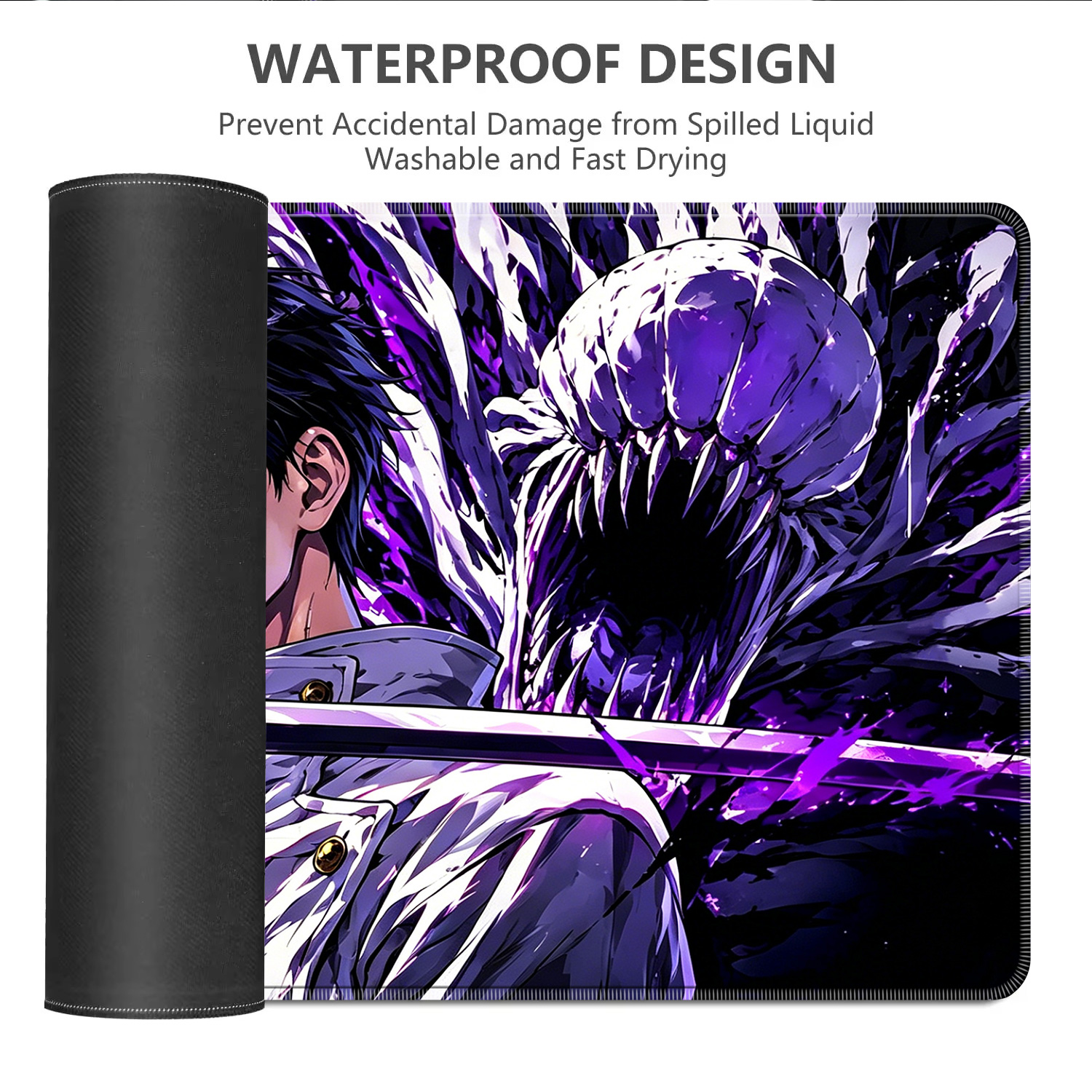 HD Anime Purple Mouse Pads Yut - Esports Gaming Mice ulasan dan harga