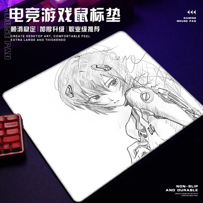 Japanese Anime Girl Sketch Gla - Esports Gaming Table ulasan dan harga