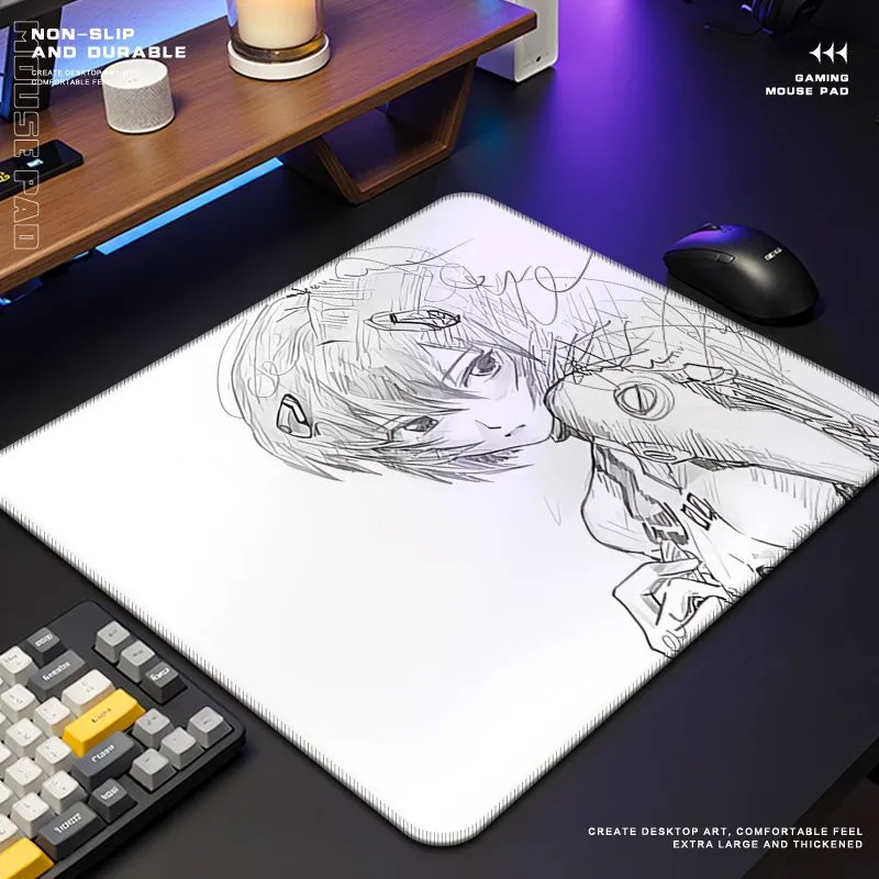 Japanese Anime Girl Sketch Gla - Esports Gaming Table ulasan dan harga