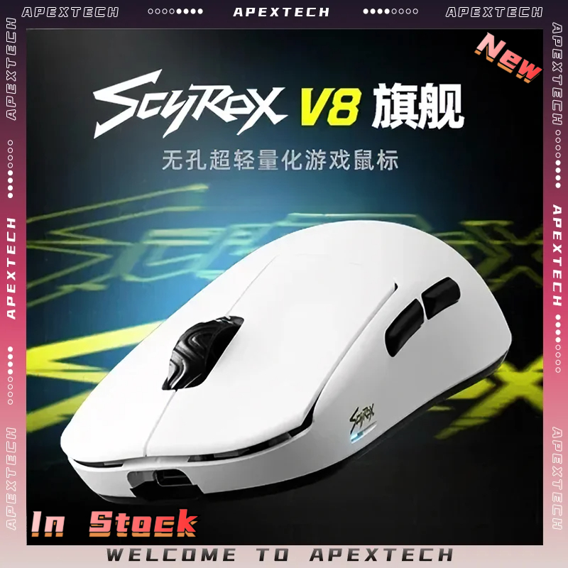 Scyrox V8 36g Ultra-Light Wire - Esports Gaming Mice ulasan dan harga