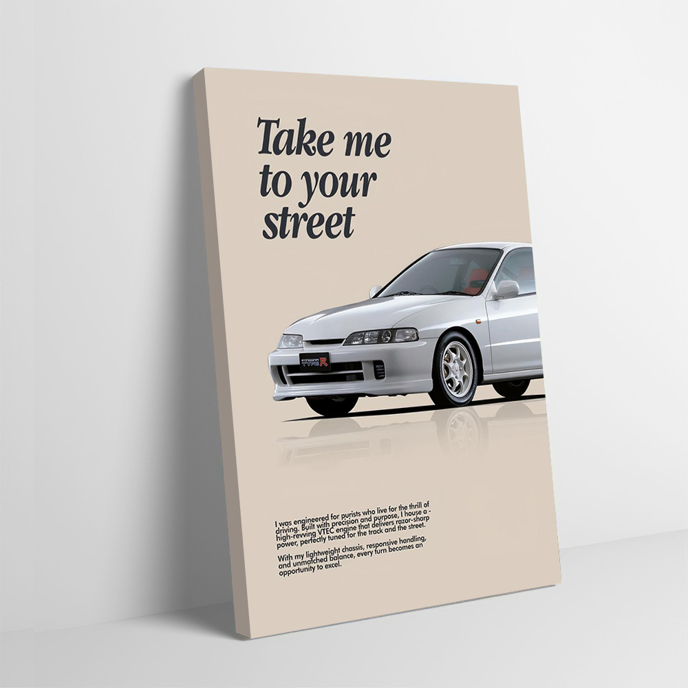 Sports Car Integra Type R Prin - Esports Gaming Poster ulasan dan harga