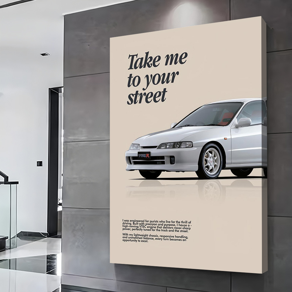 Sports Car Integra Type R Prin - Esports Gaming Poster ulasan dan harga