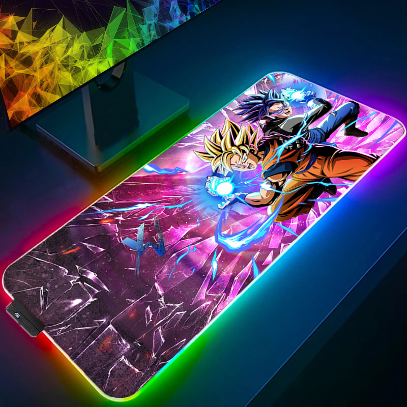 LED Mouse pad Dragon Ball Comp - Esports Gaming Mice ulasan dan harga