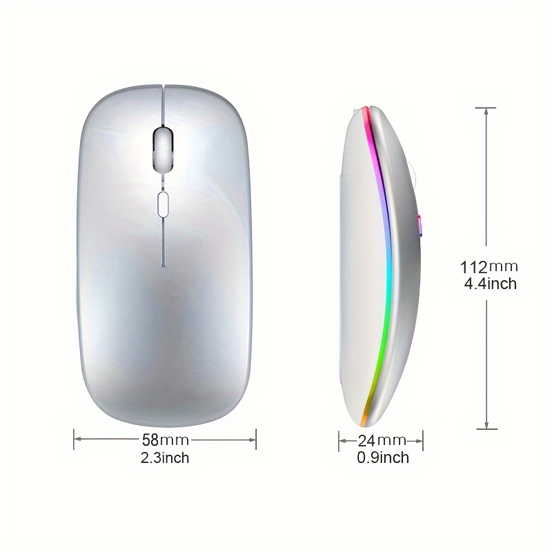 Wireless Mouse RGB Rechargeabl - Esports Gaming Mice ulasan dan harga