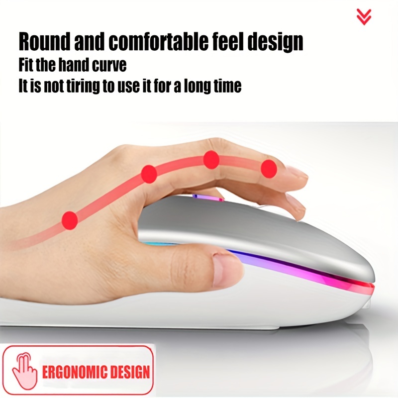 Wireless Mouse RGB Rechargeabl - Esports Gaming Mice ulasan dan harga