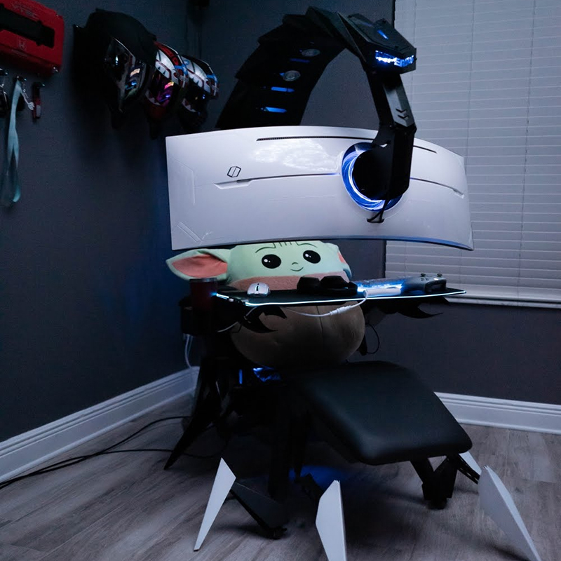 Cluvens Scorpio cockpit, Scorp - Rgb Gaming Chair ulasan dan harga