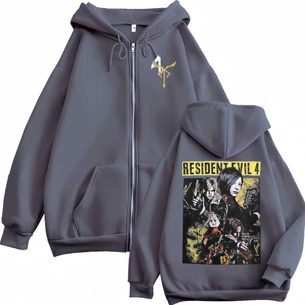 Leon Kennedy Zip Up Sweatshirt - Esports Gaming Jacket ulasan dan harga