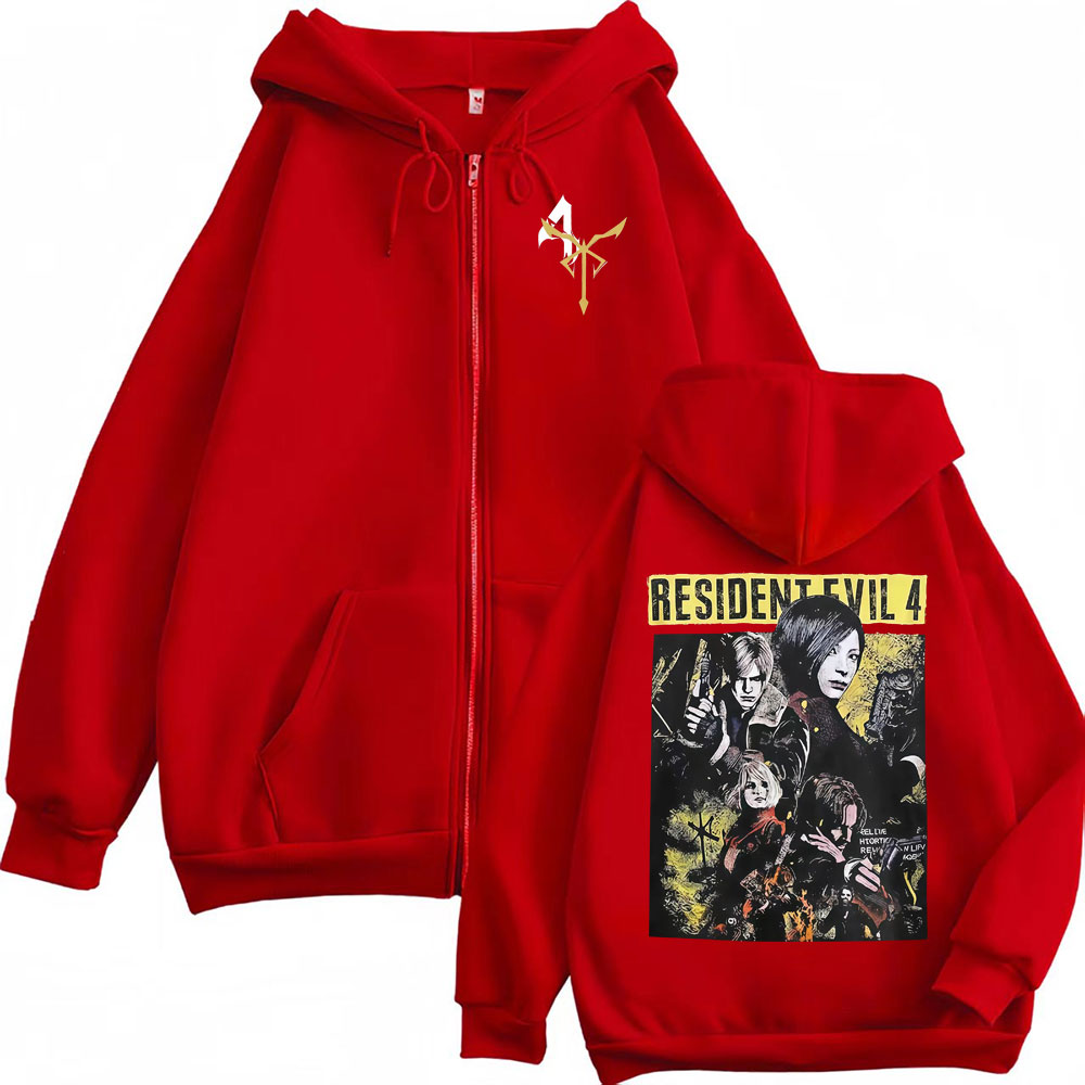 Leon Kennedy Zip Up Sweatshirt - Esports Gaming Jacket ulasan dan harga
