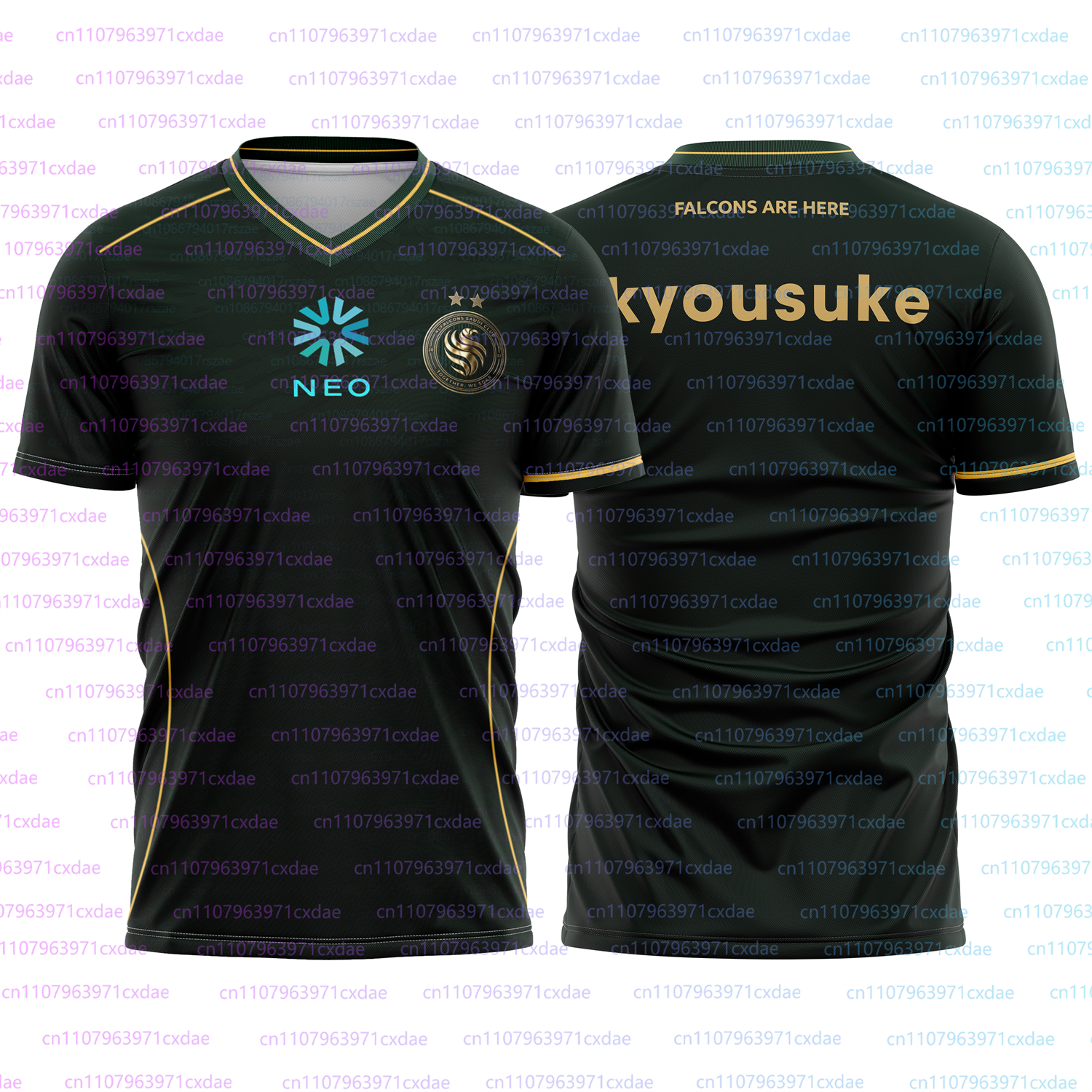 Team Falcons 2026 Training Uni - Custom Esports Gaming Jersey ulasan dan harga