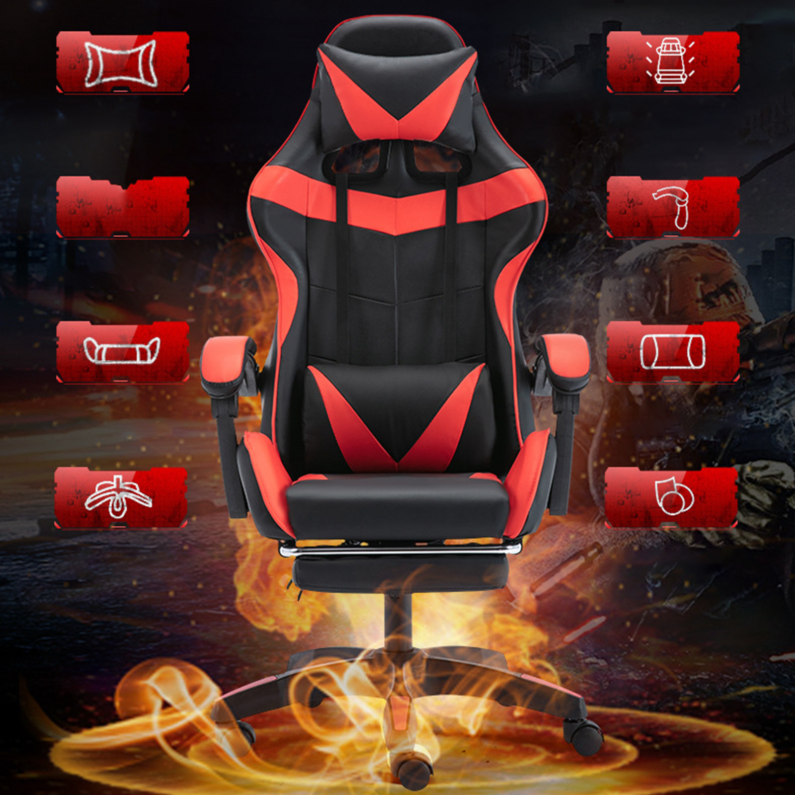 Ergonomic Gaming Chair for Hom - Rgb Gaming Chair ulasan dan harga