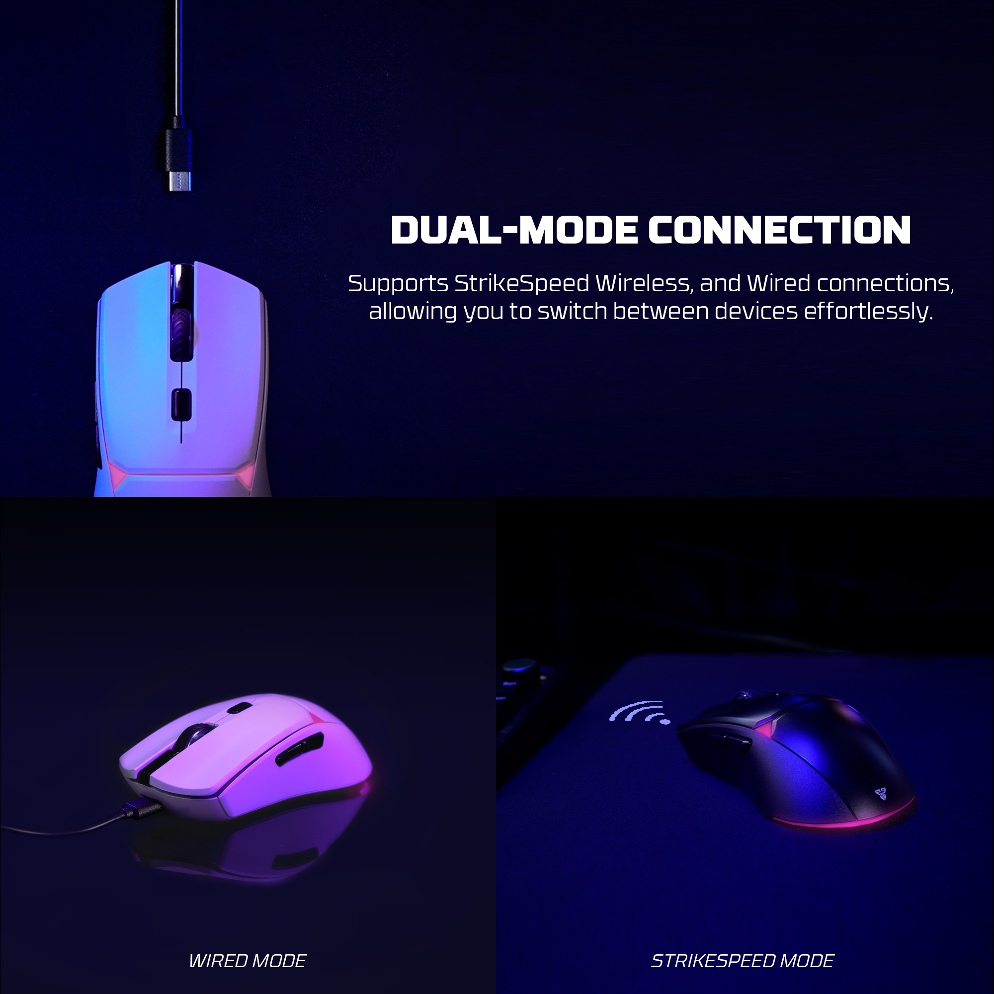 FANTECH CRYPOT II WG7v2 Wirele - Esports Gaming Mice ulasan dan harga