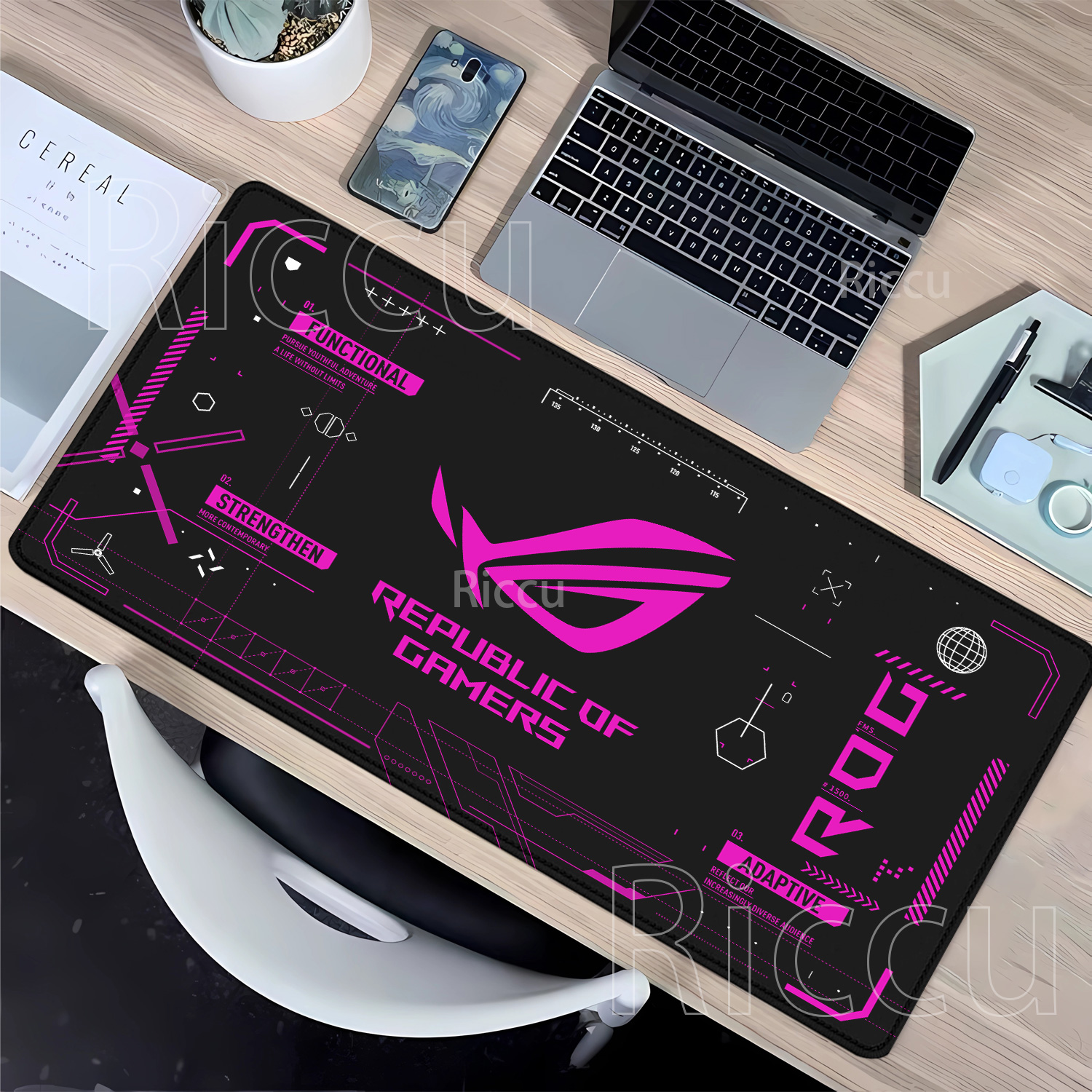 R-ROG Large Gaming Mouse Pad A - Esports Gaming Table ulasan dan harga