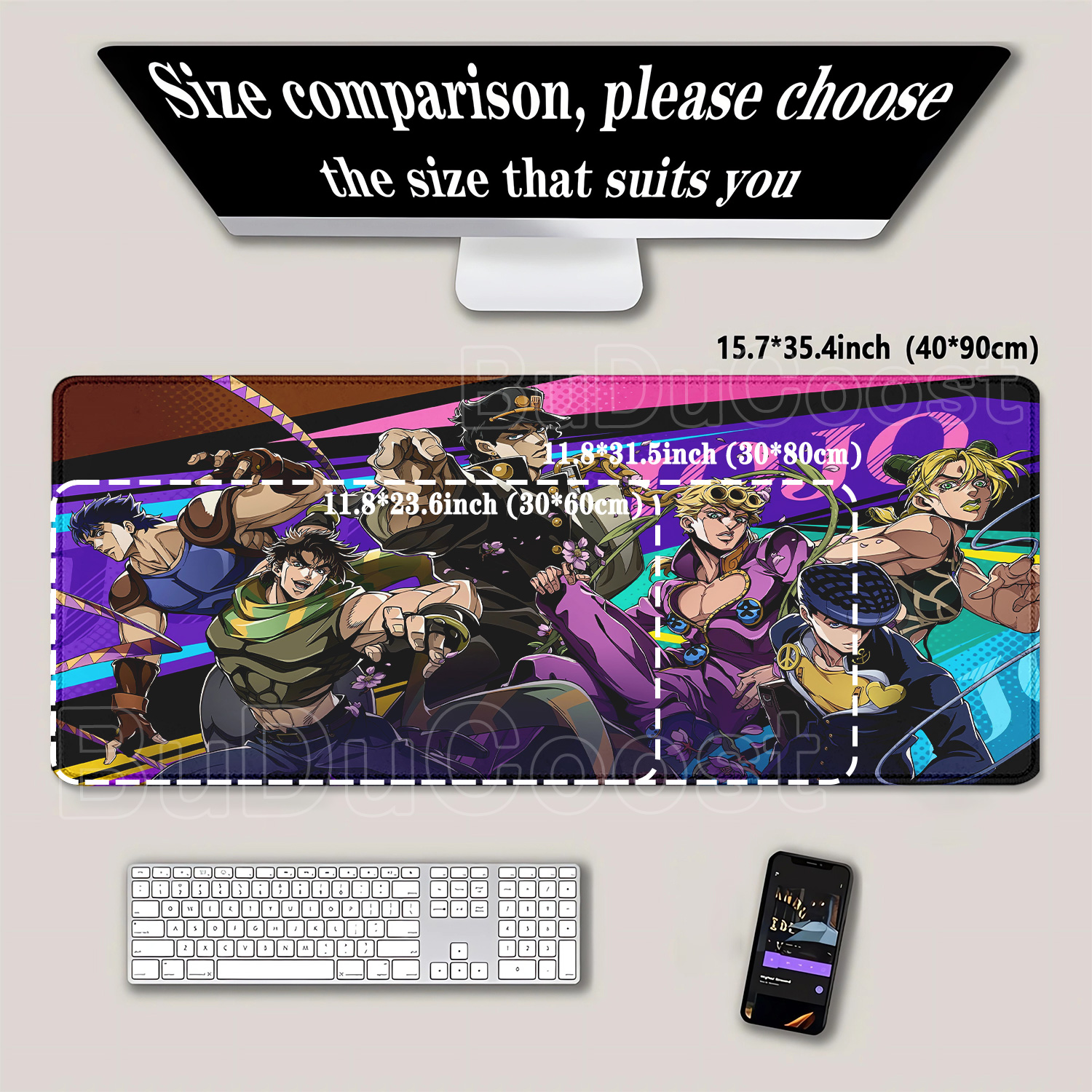 HD printing Jojo Bizarre Adven - Esports Gaming Table ulasan dan harga